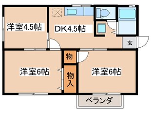 バッカナ－レⅡの物件間取画像